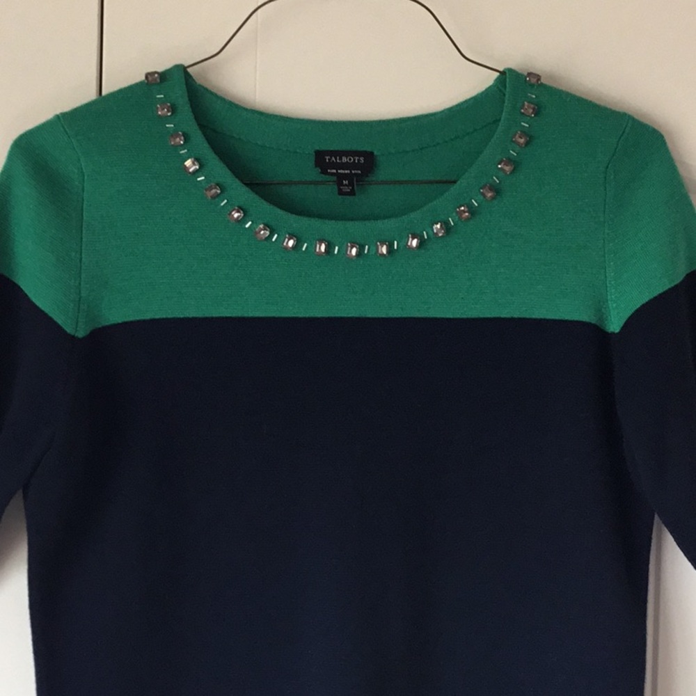 Talbots Wool Short Sleeved Top